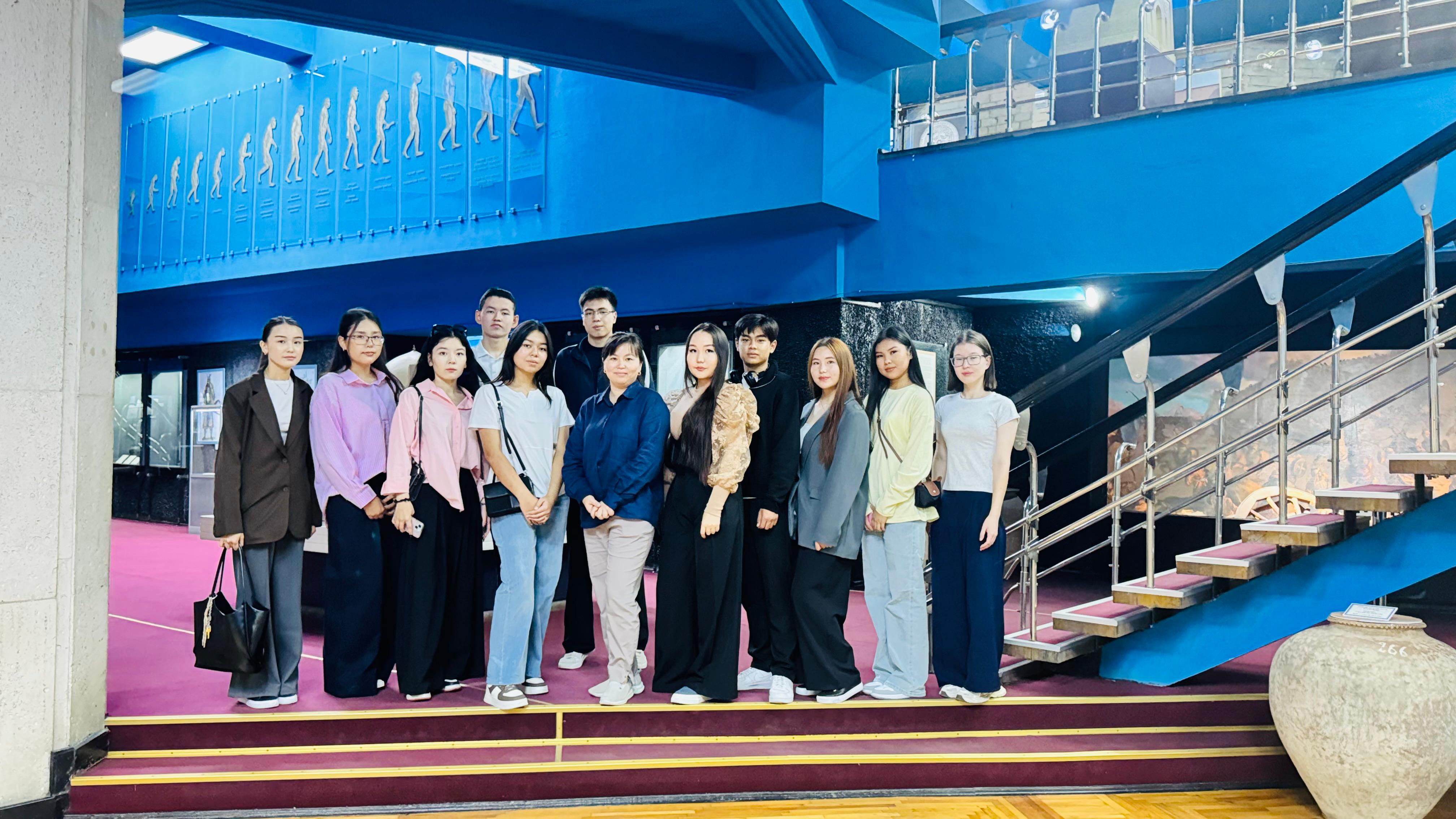 The first cultural visit of KazNU students in the new academic year